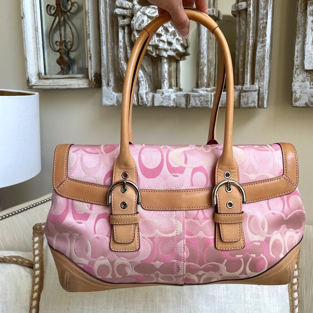 RARE Coach Pink Optic C 4-Piece Collector Set + Watermelon Charm - Picture 3 of 16